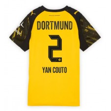 Borussia Dortmund Yan Couto #2 Hemmatröja Dam 2025-26 Korta ärmar